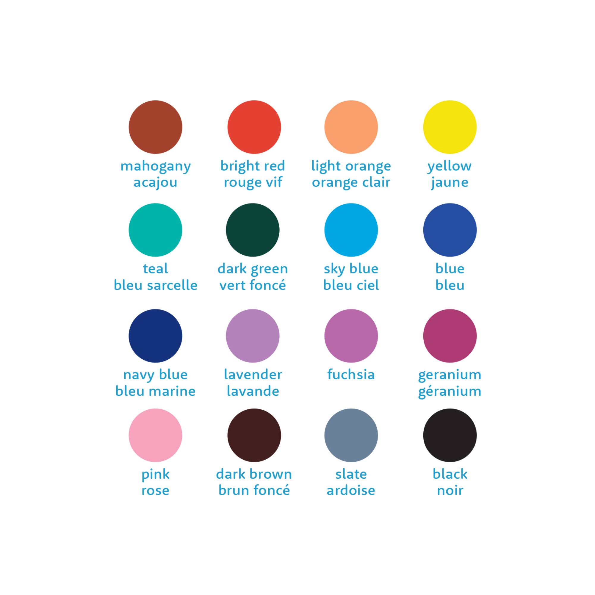 Broad Line Washable Mini Markers by Creatology™